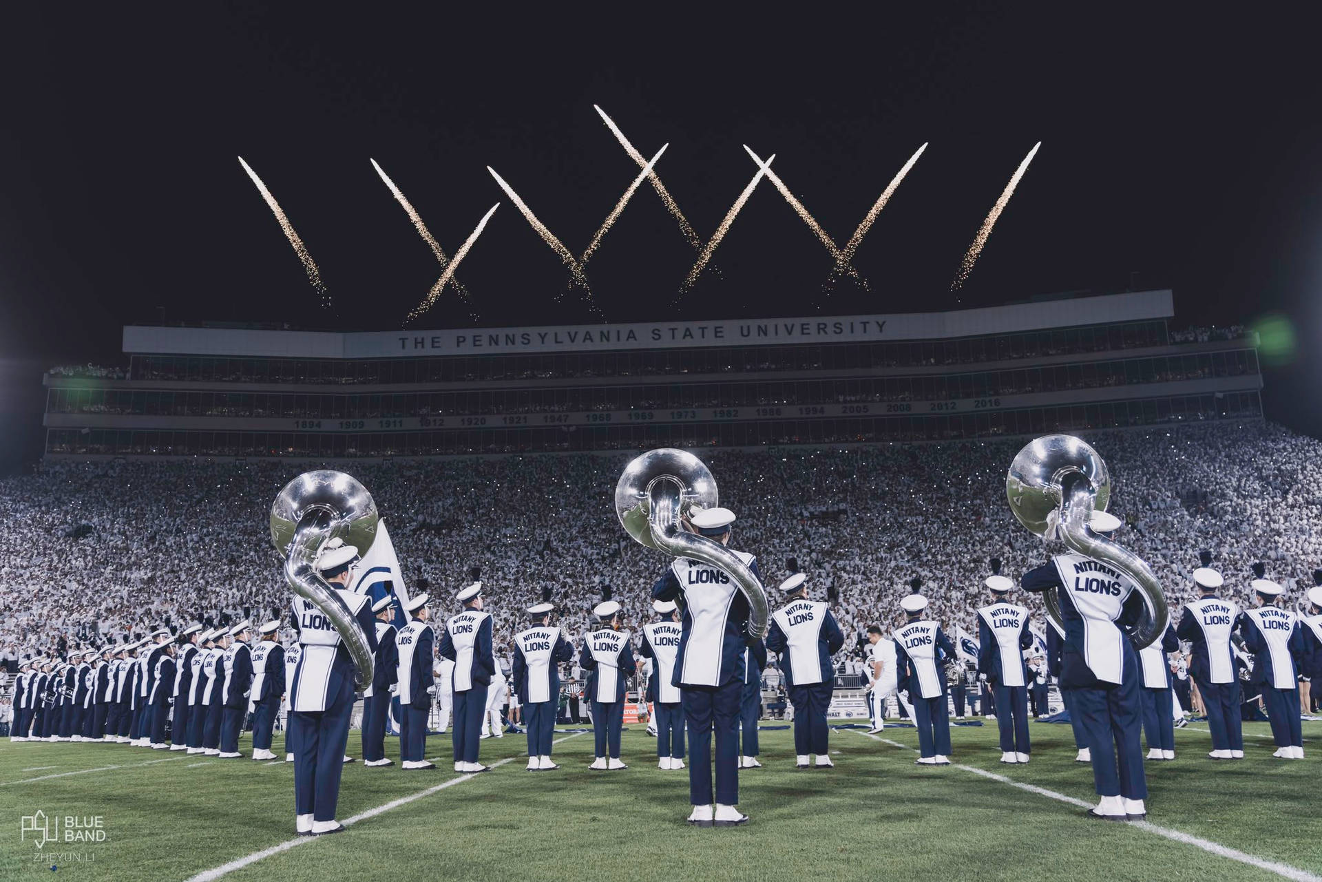 Pennsylvania State University Lion Band Background