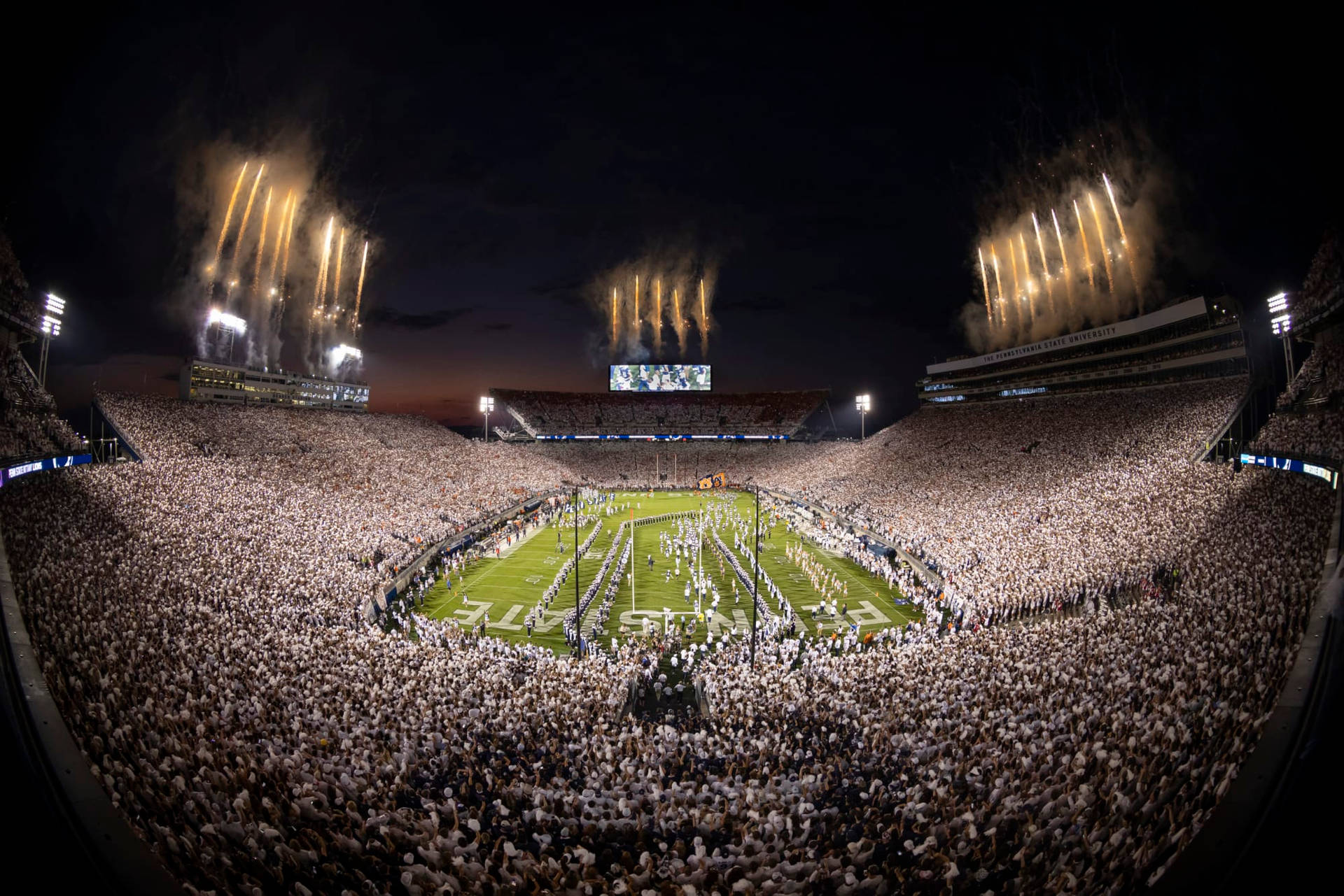 Pennsylvania State University Night Sports Festival Background