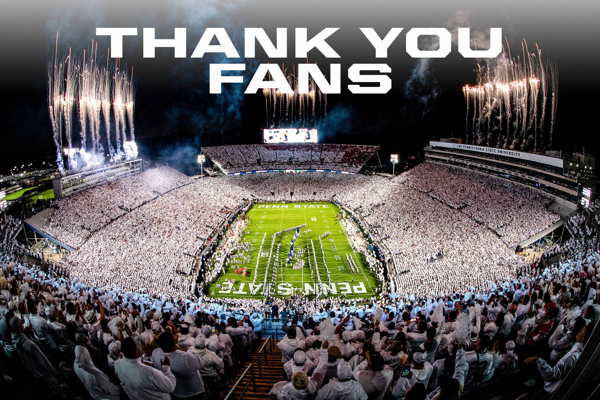 Pennsylvania State University Thank You Poster Background