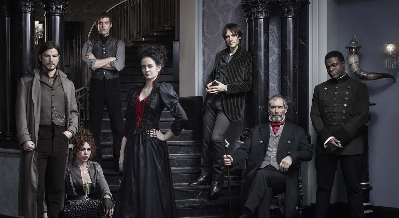 Penny Dreadful Characters Projecting Atrocious Mood Background