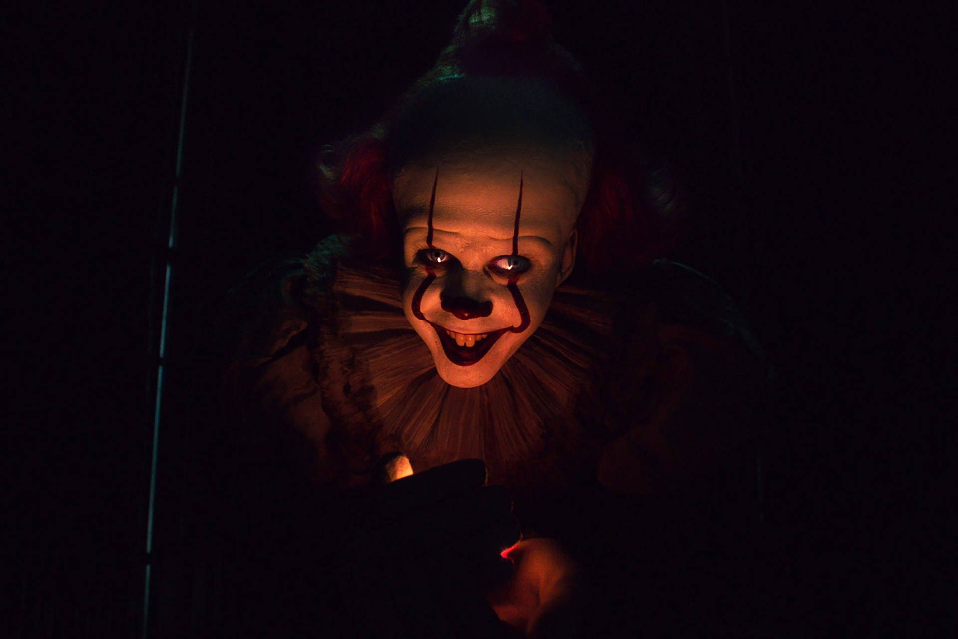 Pennywise In A Dark Place Background