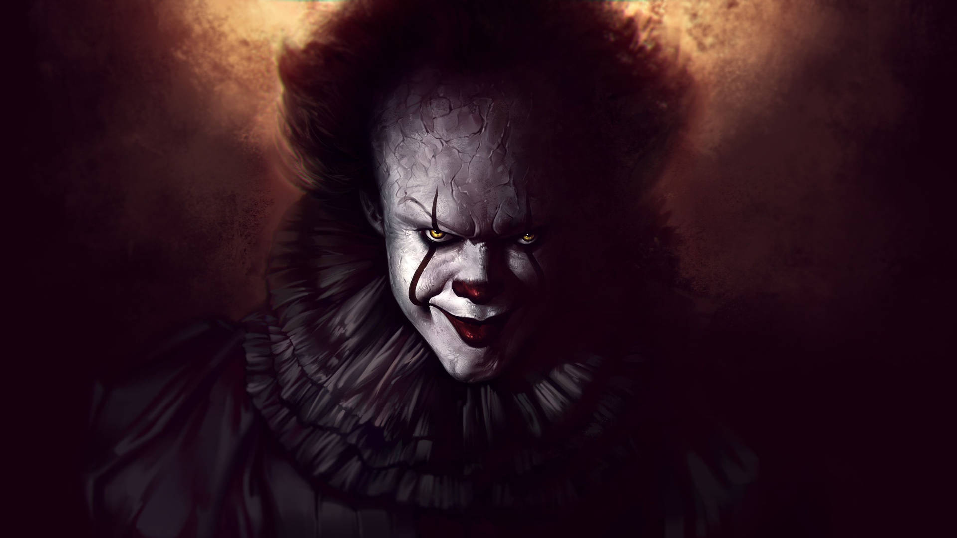 Pennywise Scary Painting Background