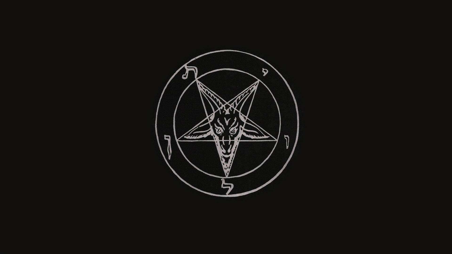 Pentagram Devil Art Background