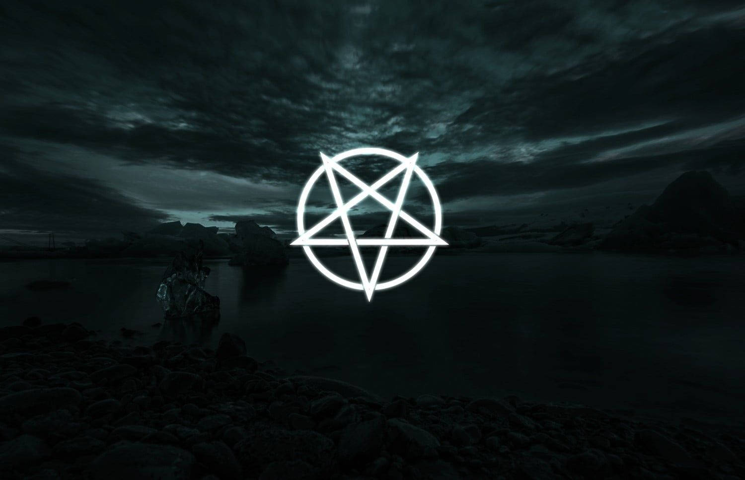 Pentagram Of A Monster Background