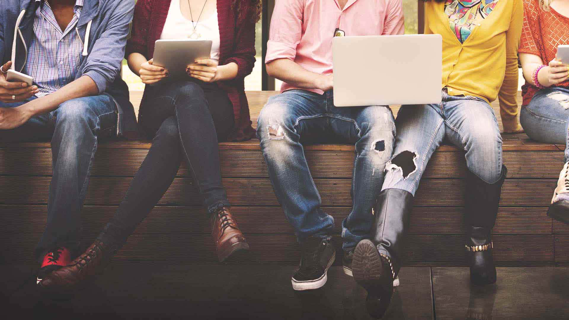 People Forming A Heart Symbol In A Diverse And Inclusive Society Background