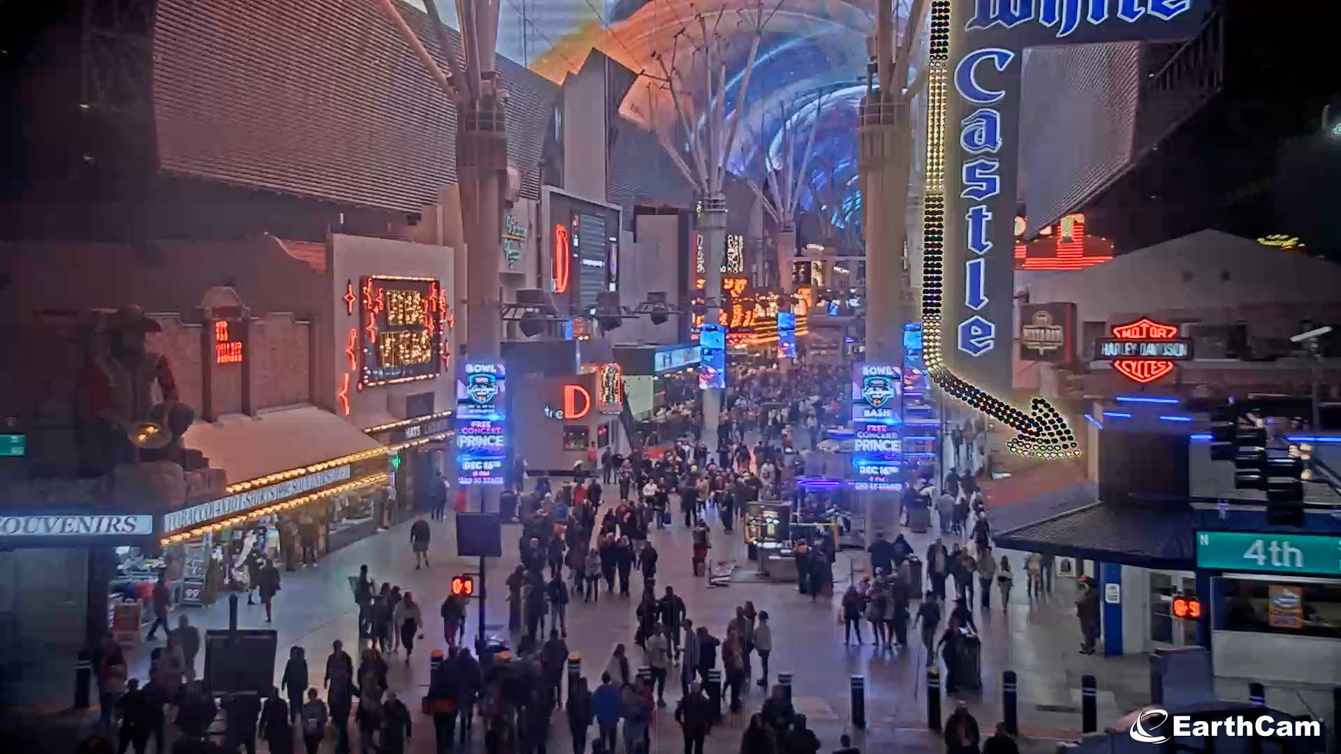 People In Fremont Street