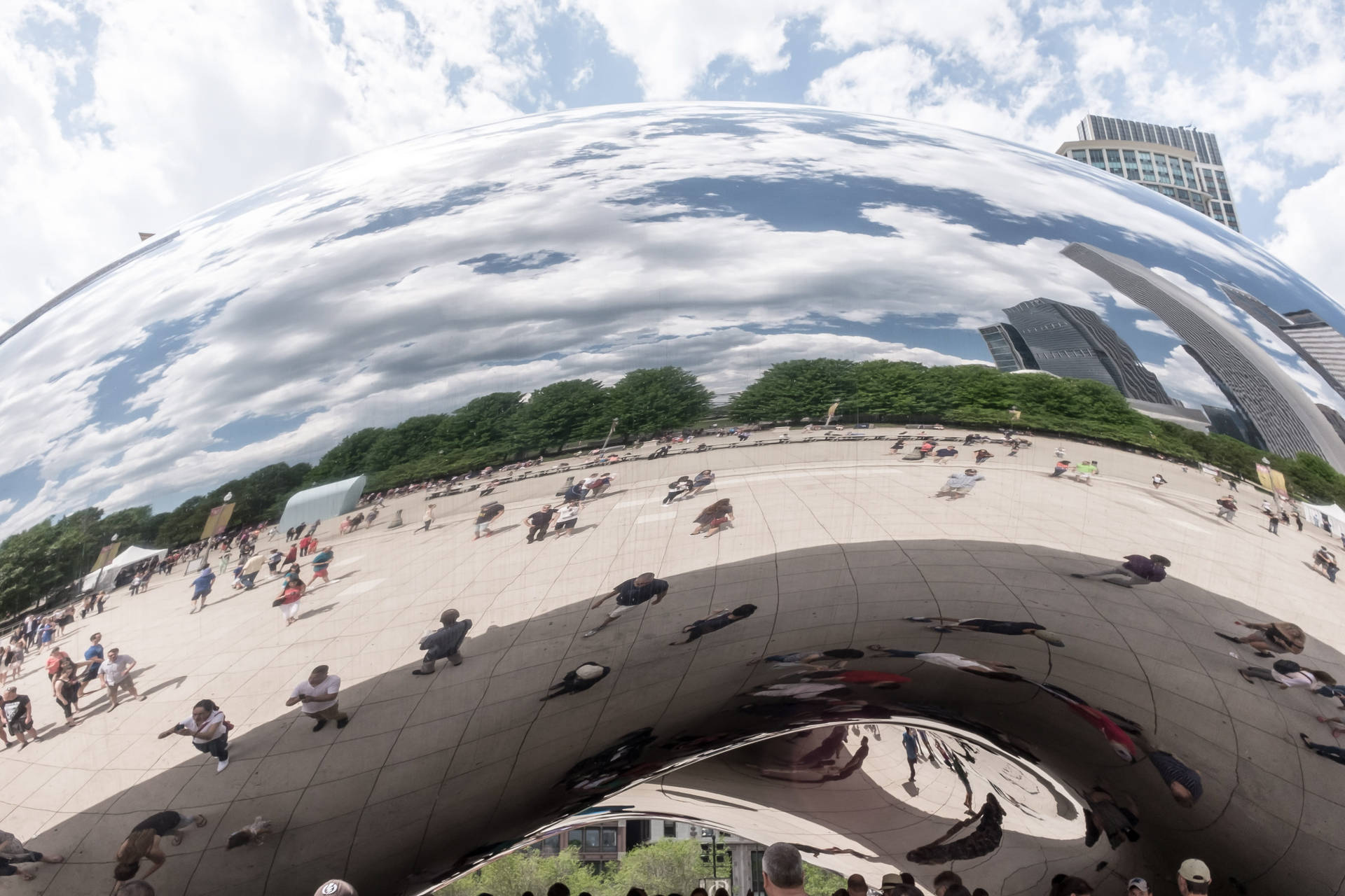 People Reflected On The Bean Chicago