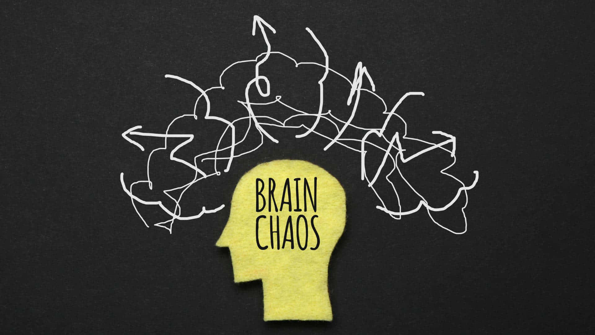 People With Psychological Problems Always Has A Chaotic Brain Background