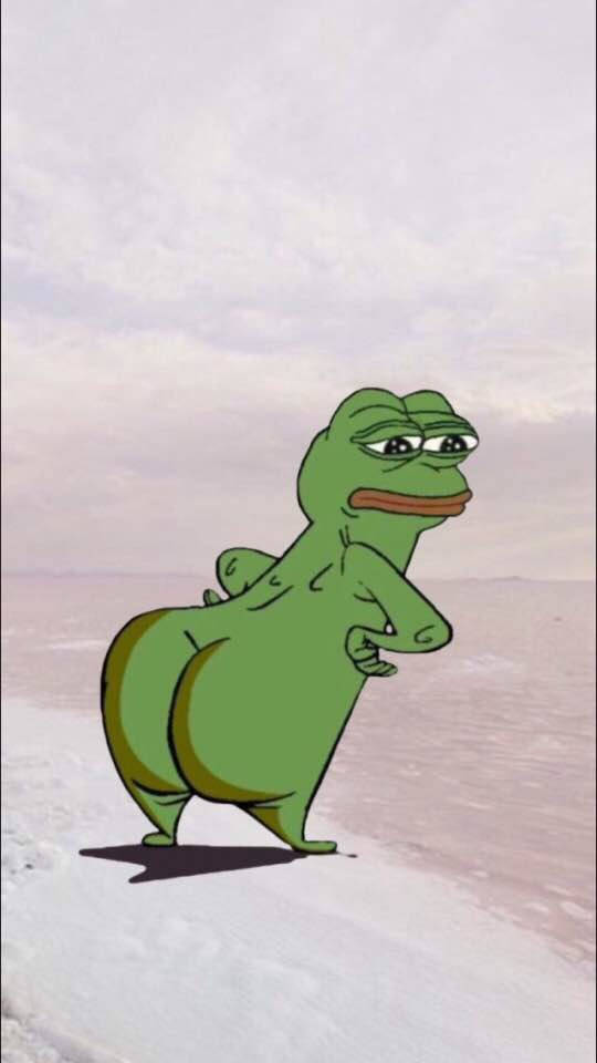 Pepe The Frog Butt Background