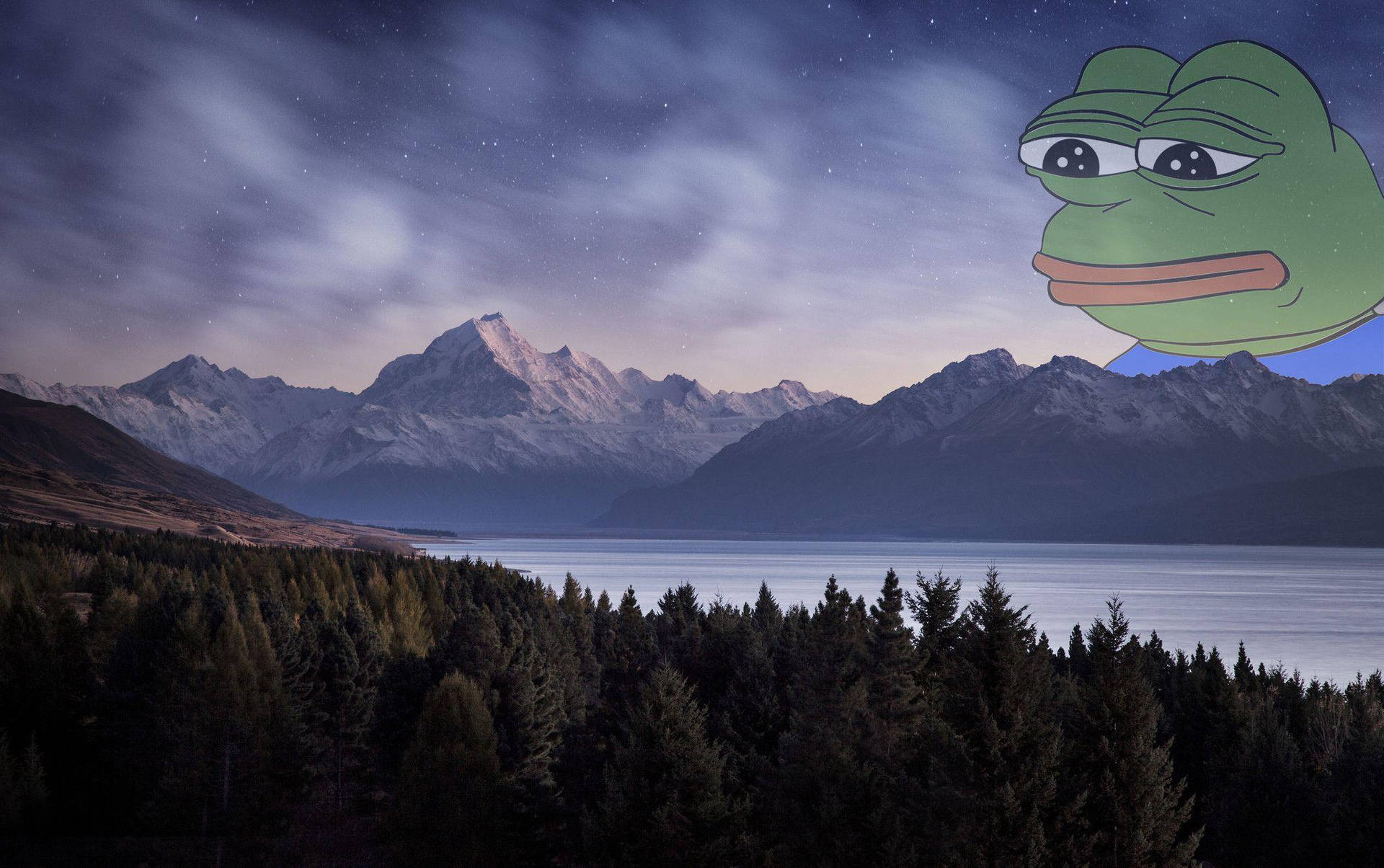 Pepe The Frog Forest Background