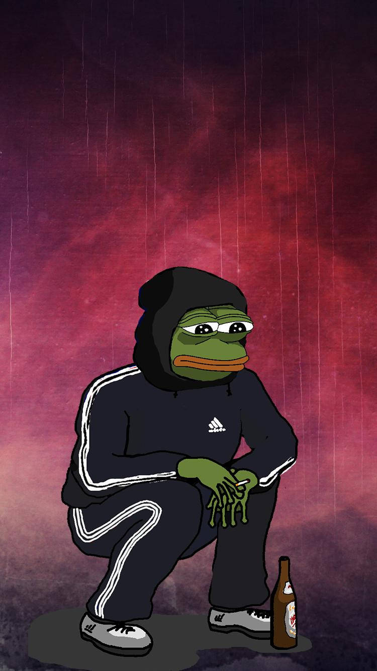 Pepe The Frog Sad Boy Background