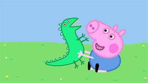 Peppa Pig Aesthetic Dino Background