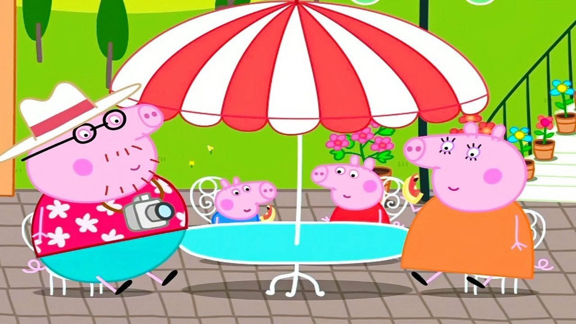 Peppa Pig Cartoon Network Characters Background
