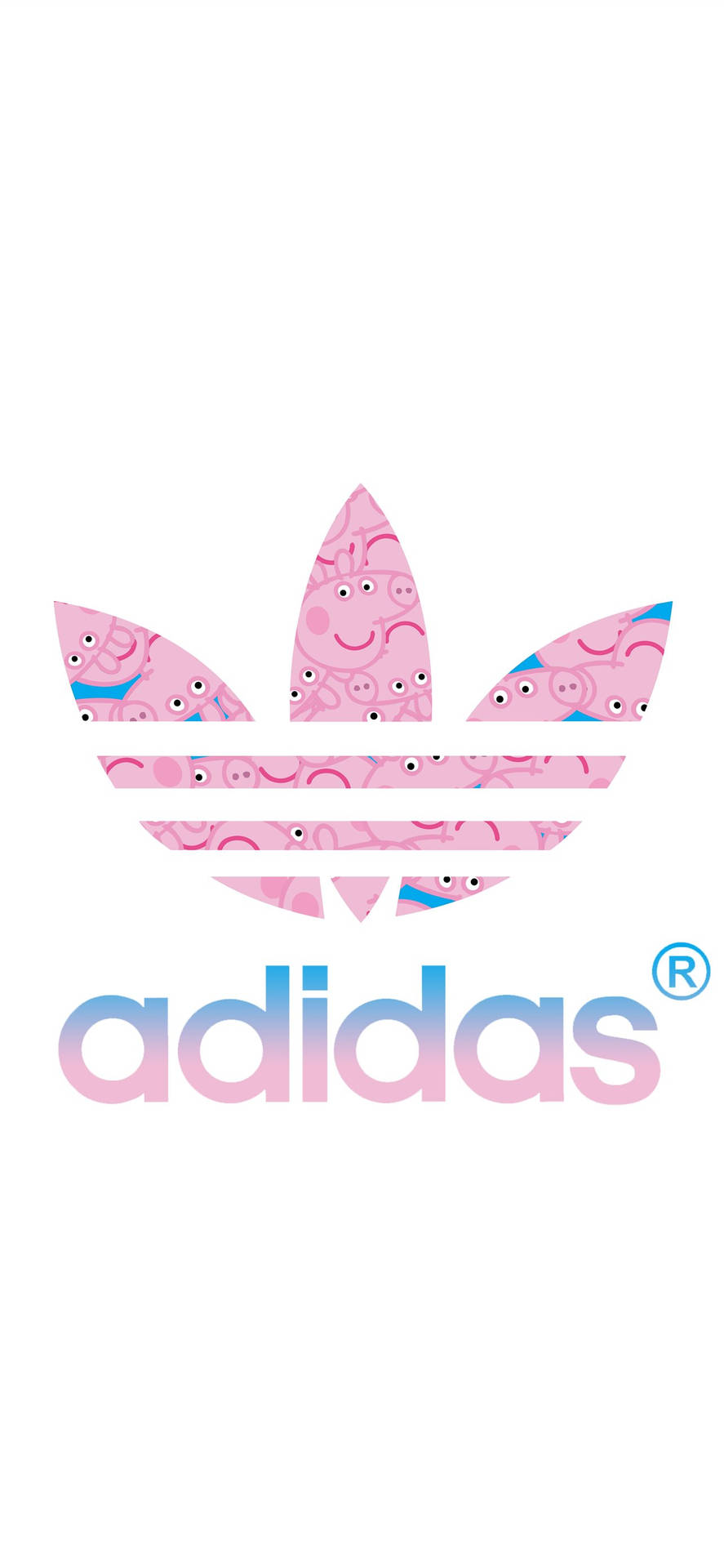 Peppa Pig Iphone Adidas Brand Logo