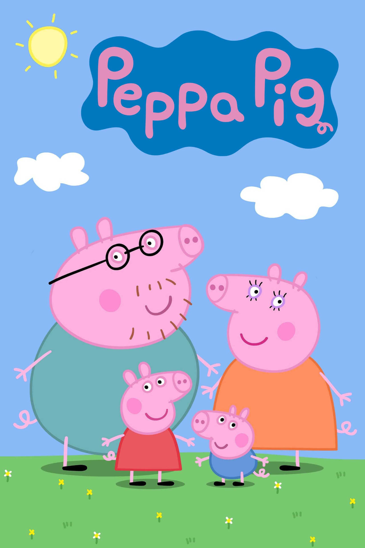 Peppa Pig Iphone Family Pic Background