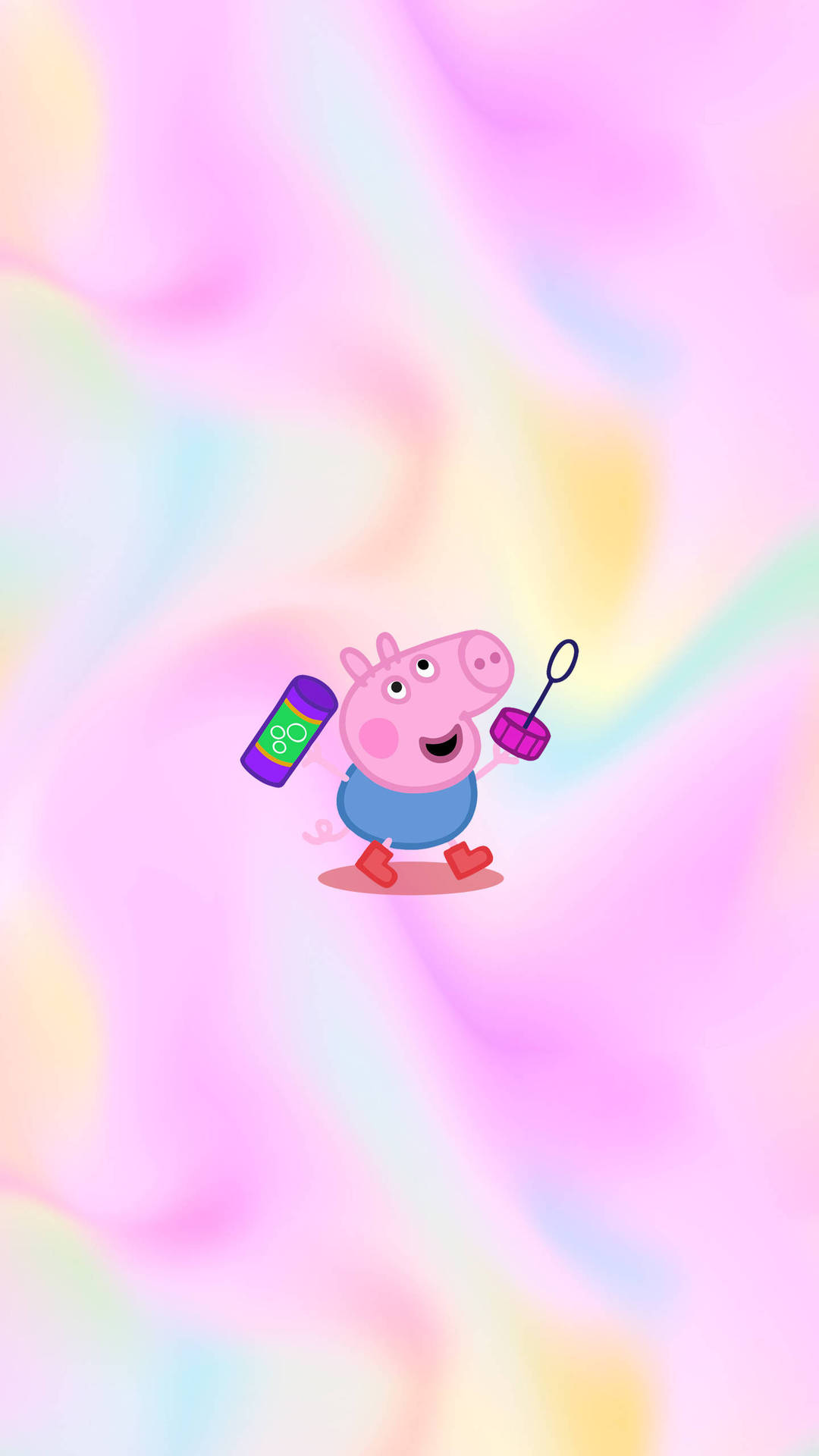 Peppa Pig Iphone George With Bubbles
