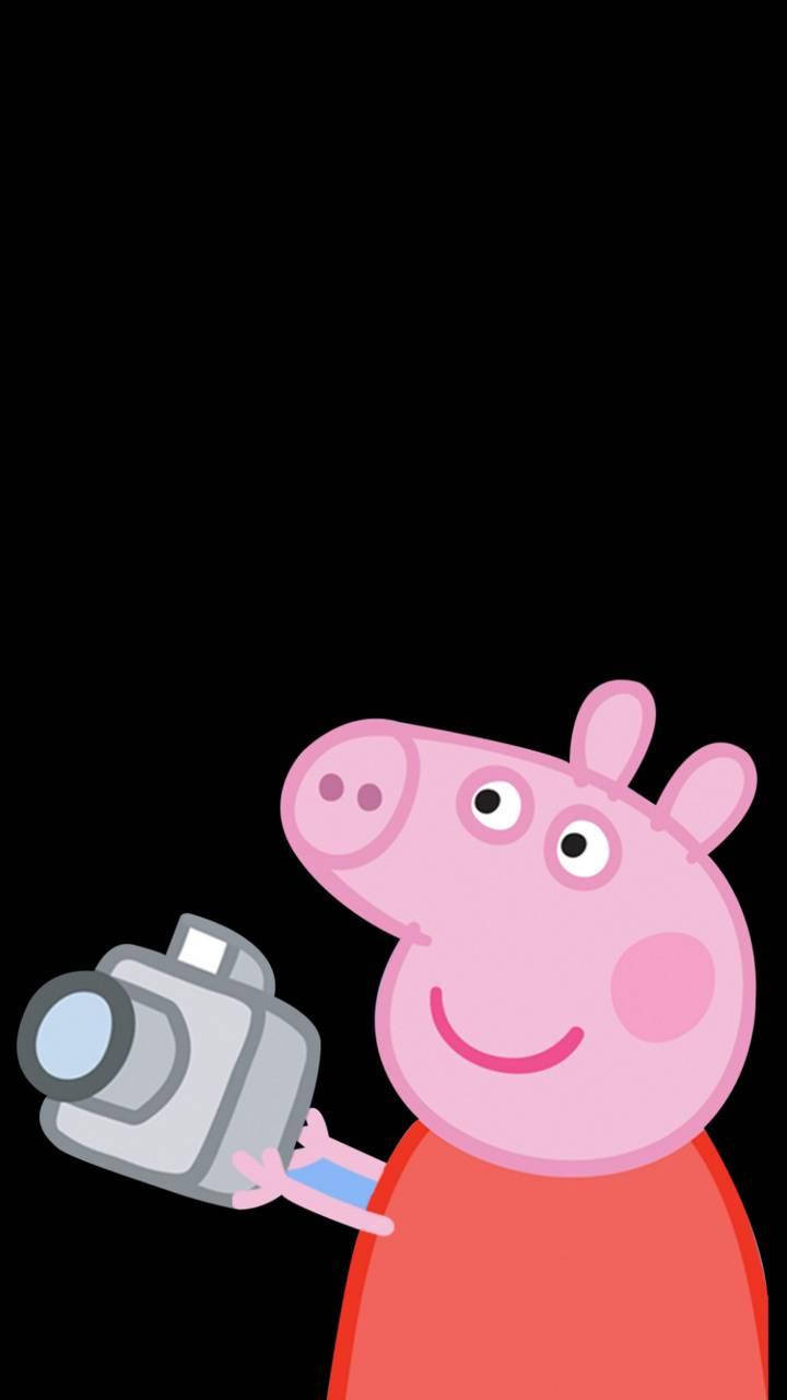 Peppa Pig Phone Camera Wallpaper Background