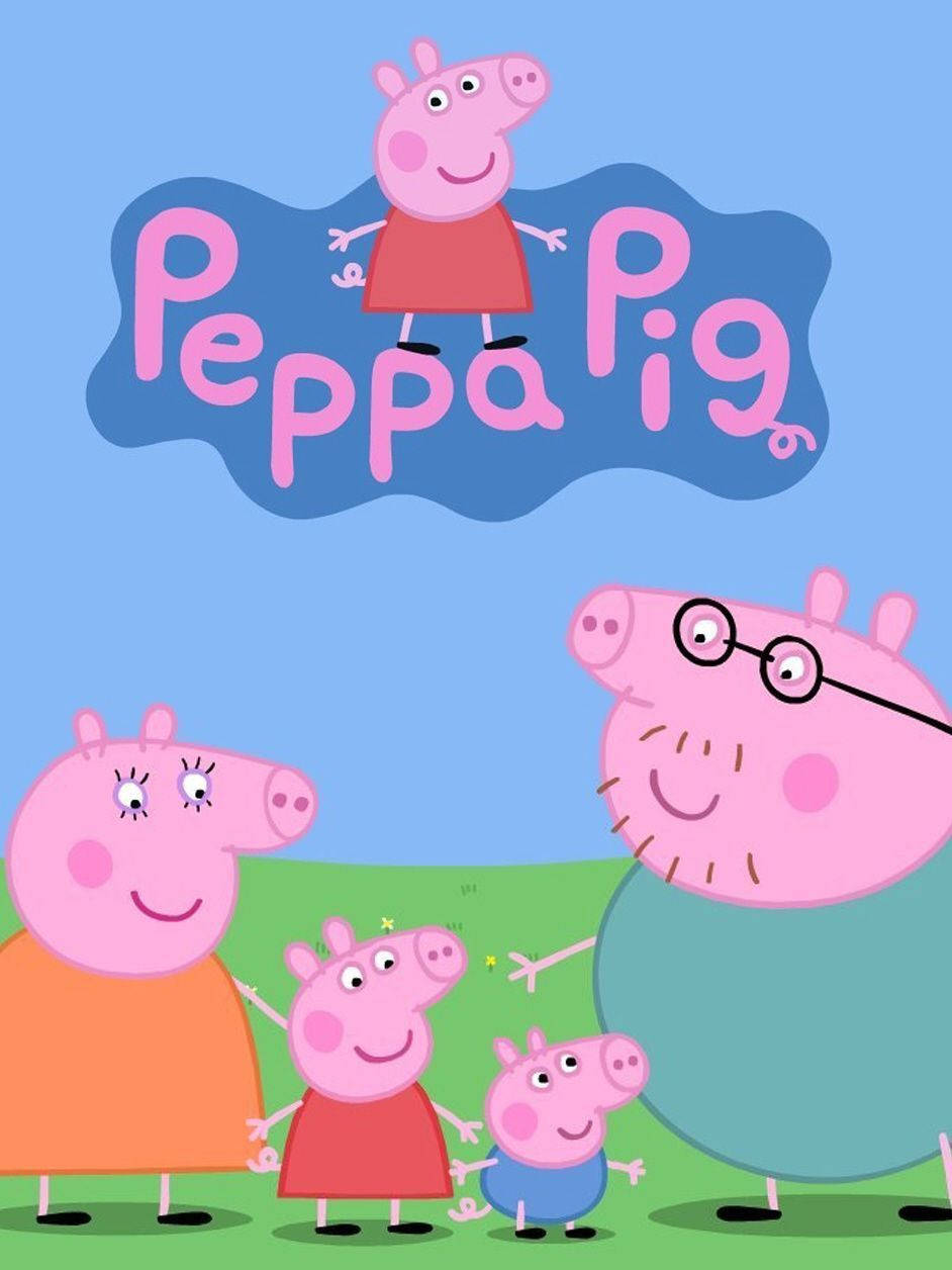 Peppa Pig Phone Family Wallpaper Background