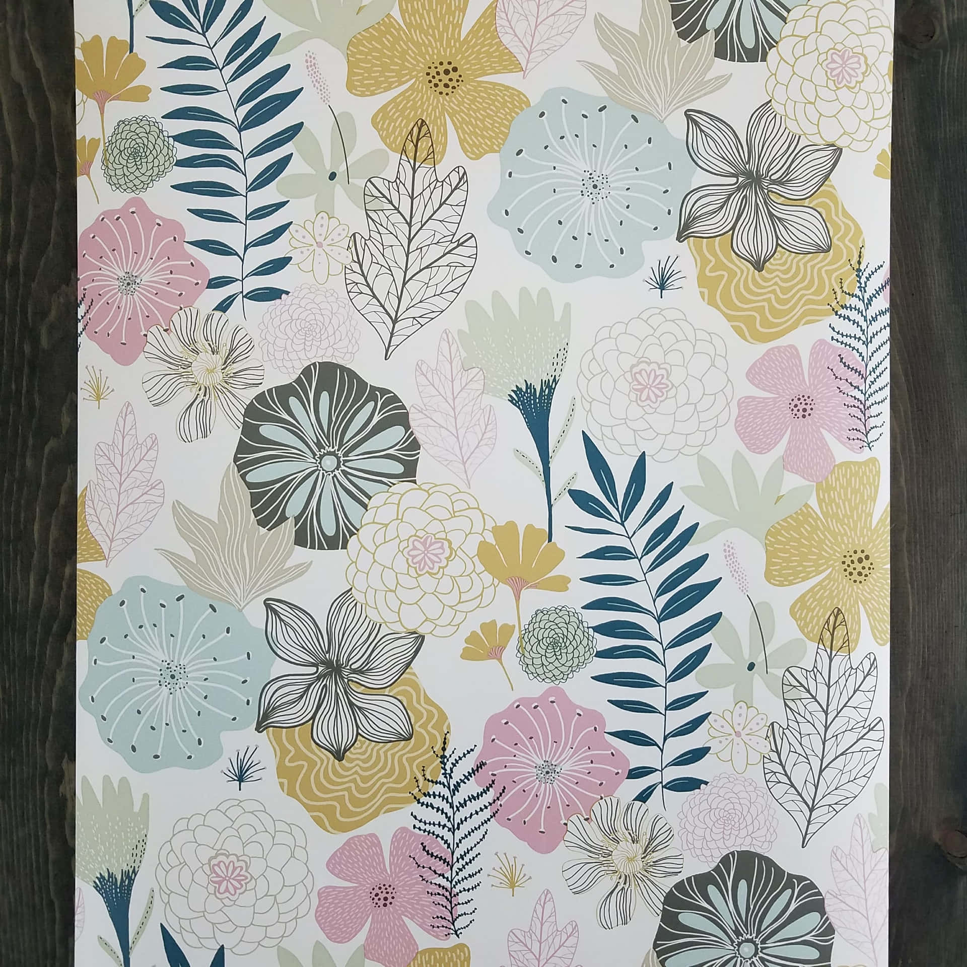 Perennial Beauty Of Flower Patterns Background