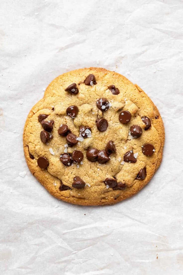 Perfect Chocolate Chip Cookie Background