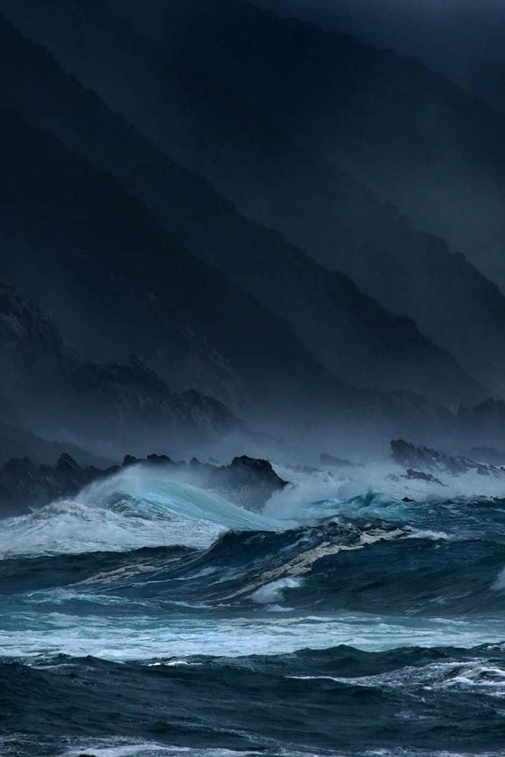 Perfect Ocean Storm Background
