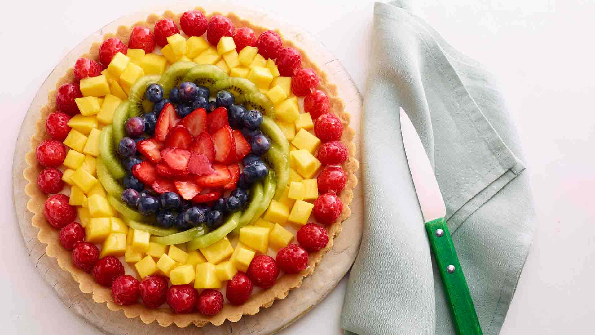 Perfect Pile Fruit Tart Background