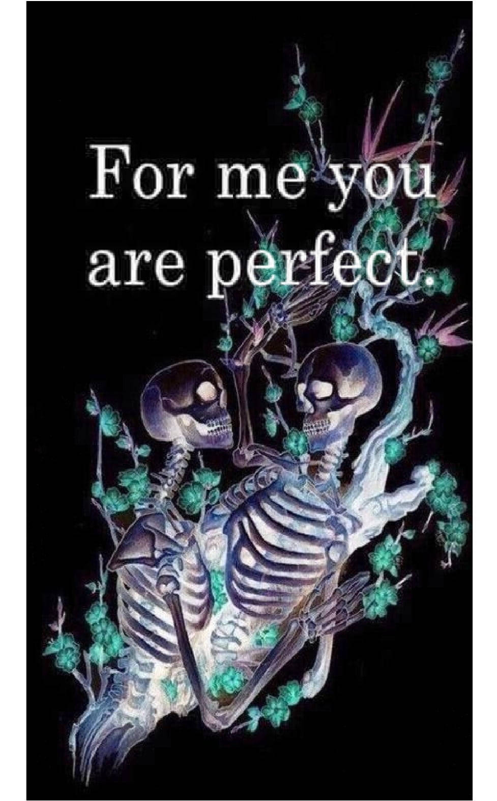 Perfect Skeleton Love Background