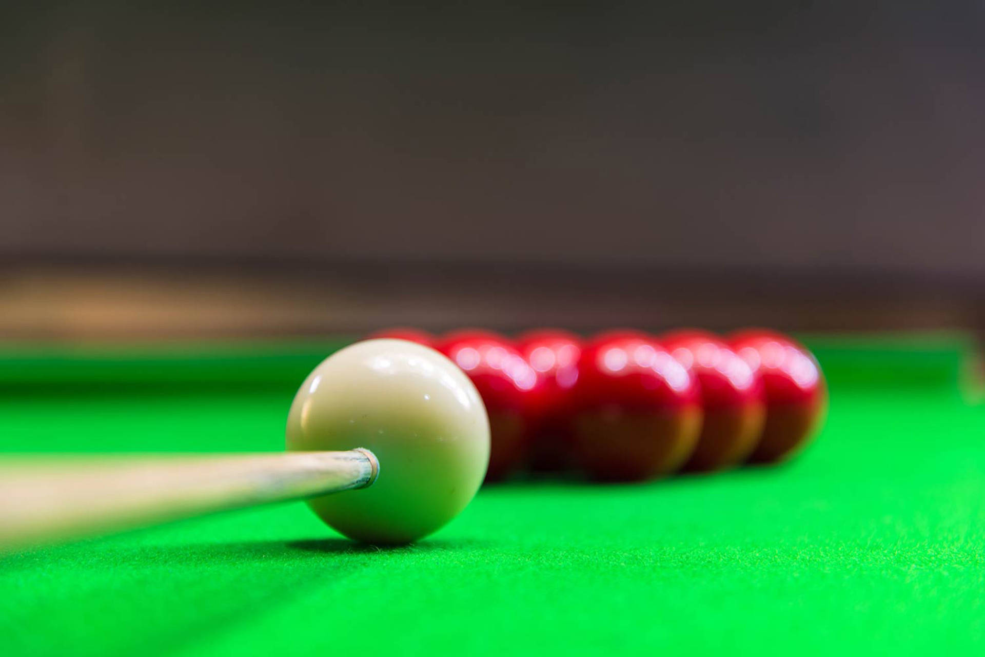 Perfect Snooker Cue Shot Background
