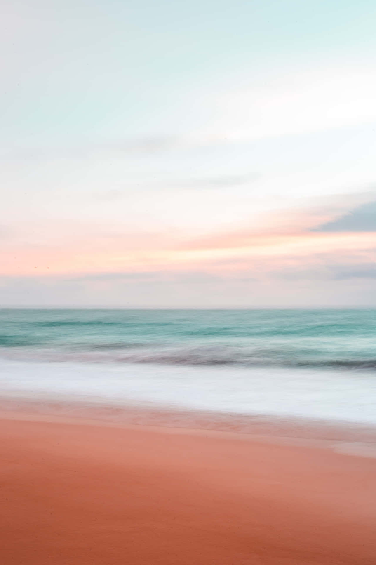 Perfect View Of The Horizon @ Beach Sky Background