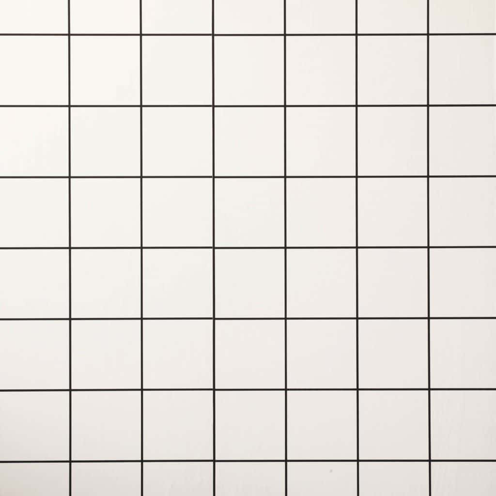 Perfectly Arranged White Grid Pattern