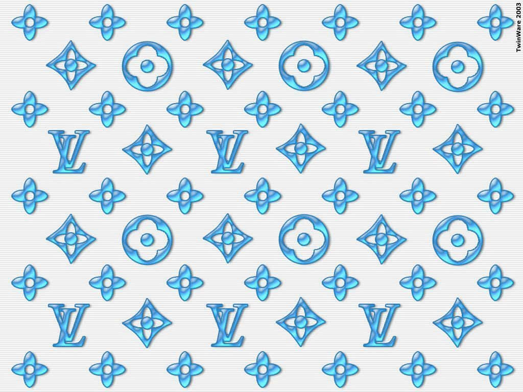 Perfectly Luxurious Louis Vuitton Blue Background