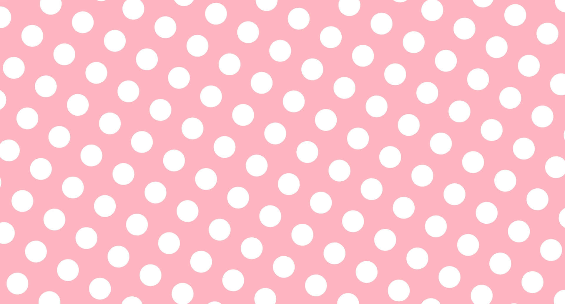 Perfectly Pink Polka Dots Background