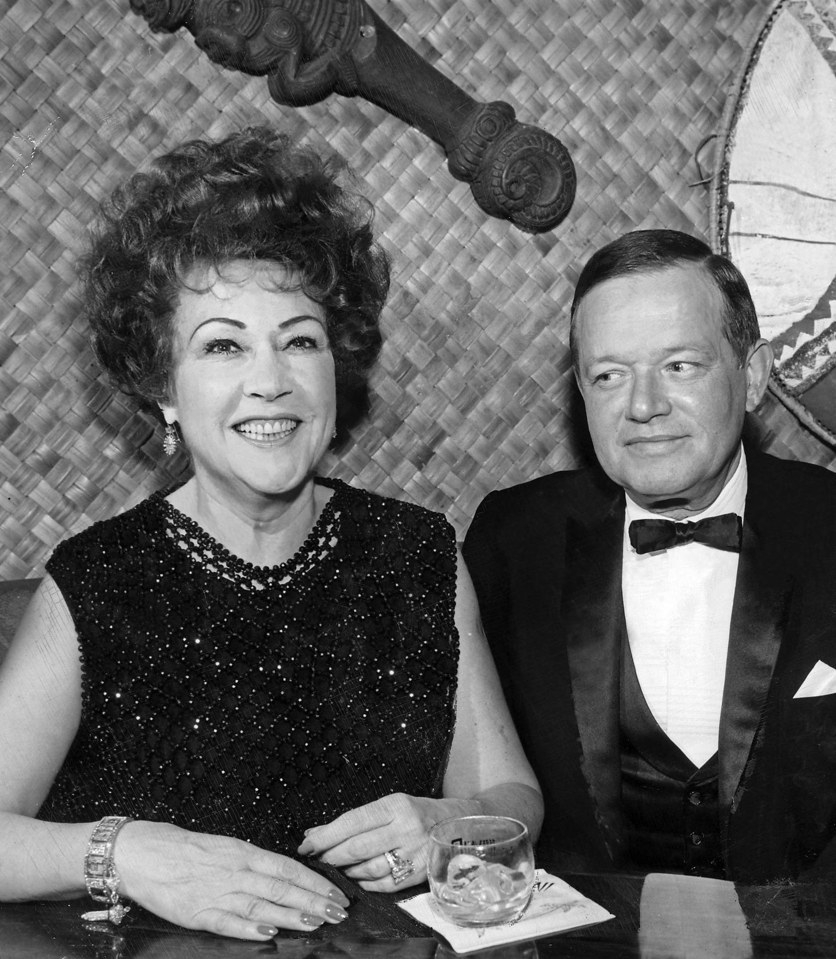 Performer Ethel Merman With A Man In Tux