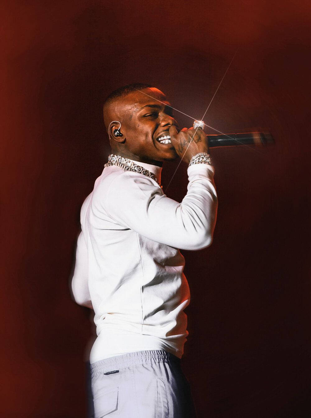 Performing With Diamond Ring Dababy Phone Background