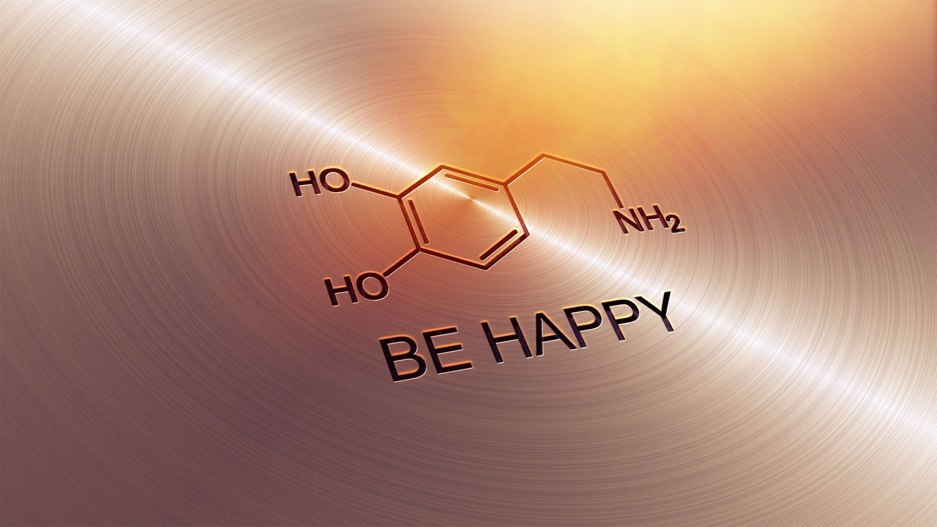 Periodic Table Formula To Be Happy Background