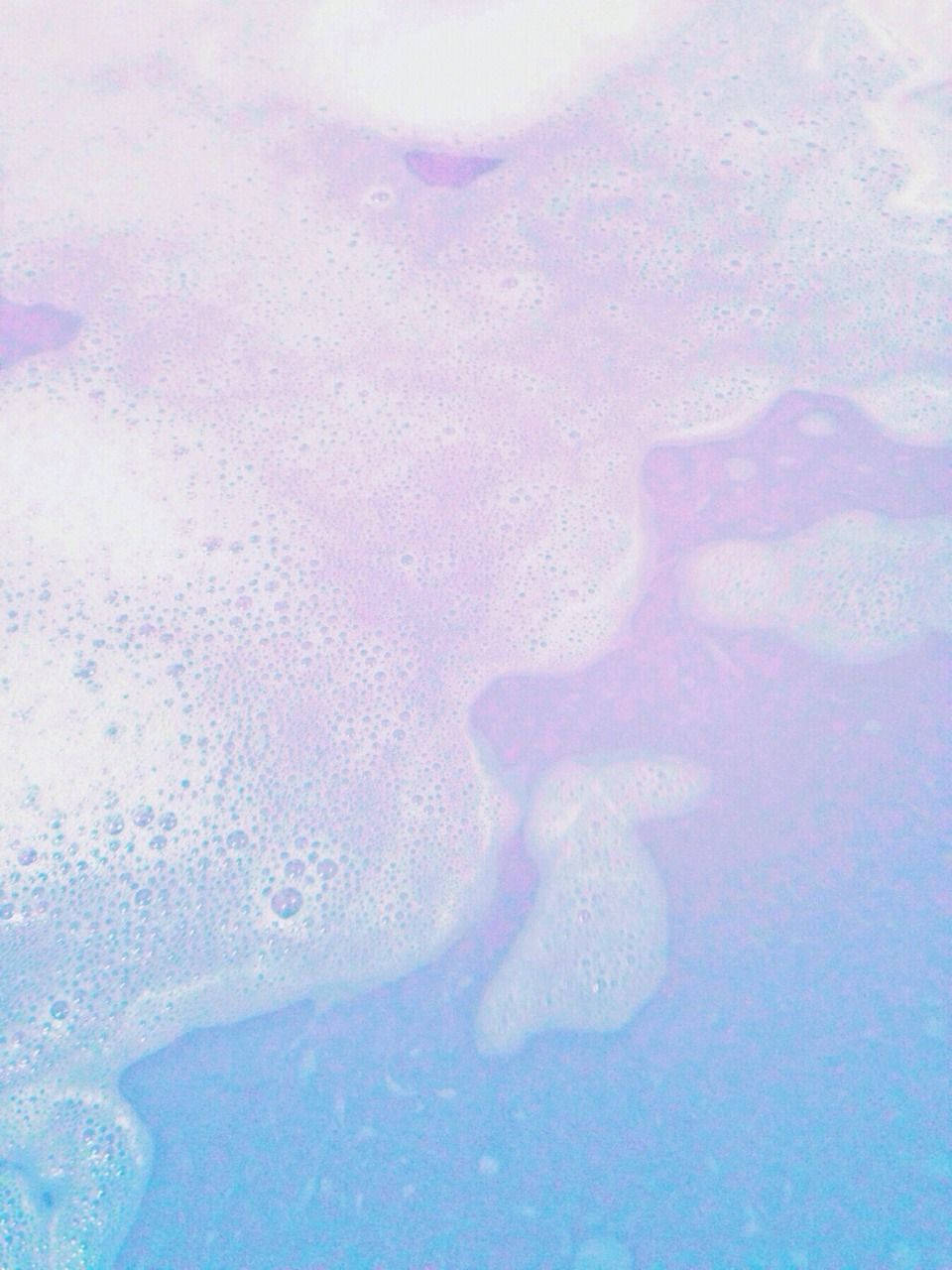 Periwinkle Aesthetic Foam Bubbles Background