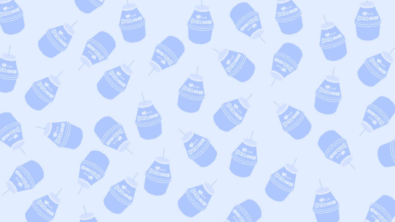 Periwinkle Milk Yogurt Pattern Background