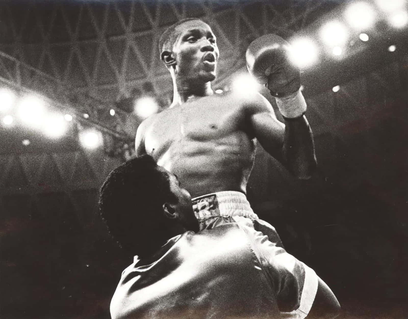 Pernell Whitaker Celebrating Win