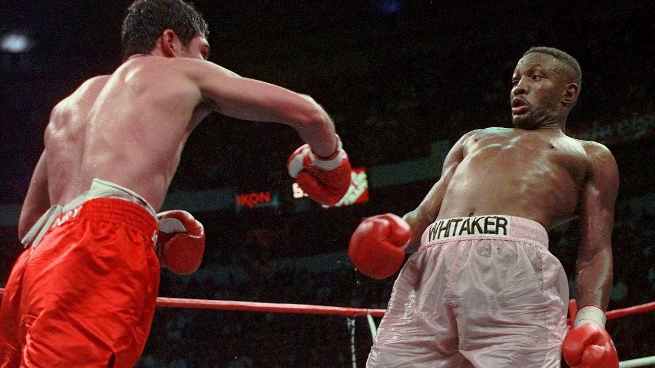 Pernell Whitaker Evading Punch Background