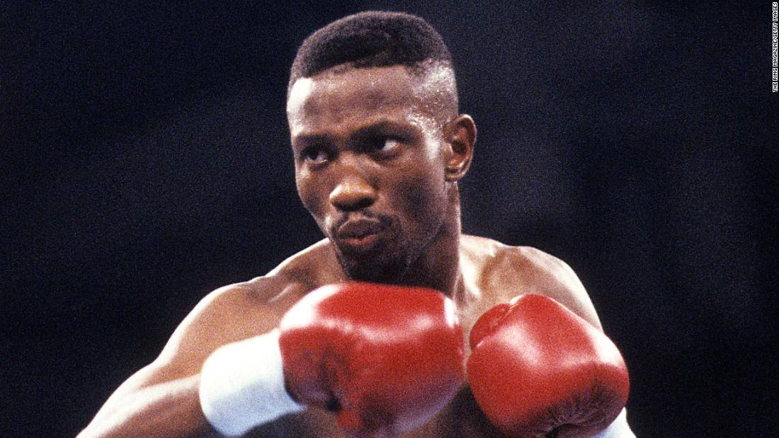 Pernell Whitaker In Evasion Pose Background