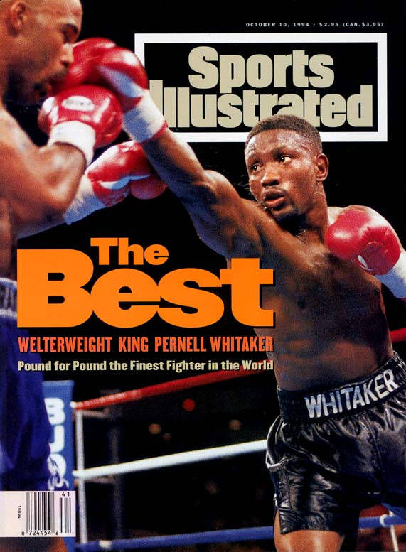 Pernell Whitaker In His Glory Days In Boxing Ring Background