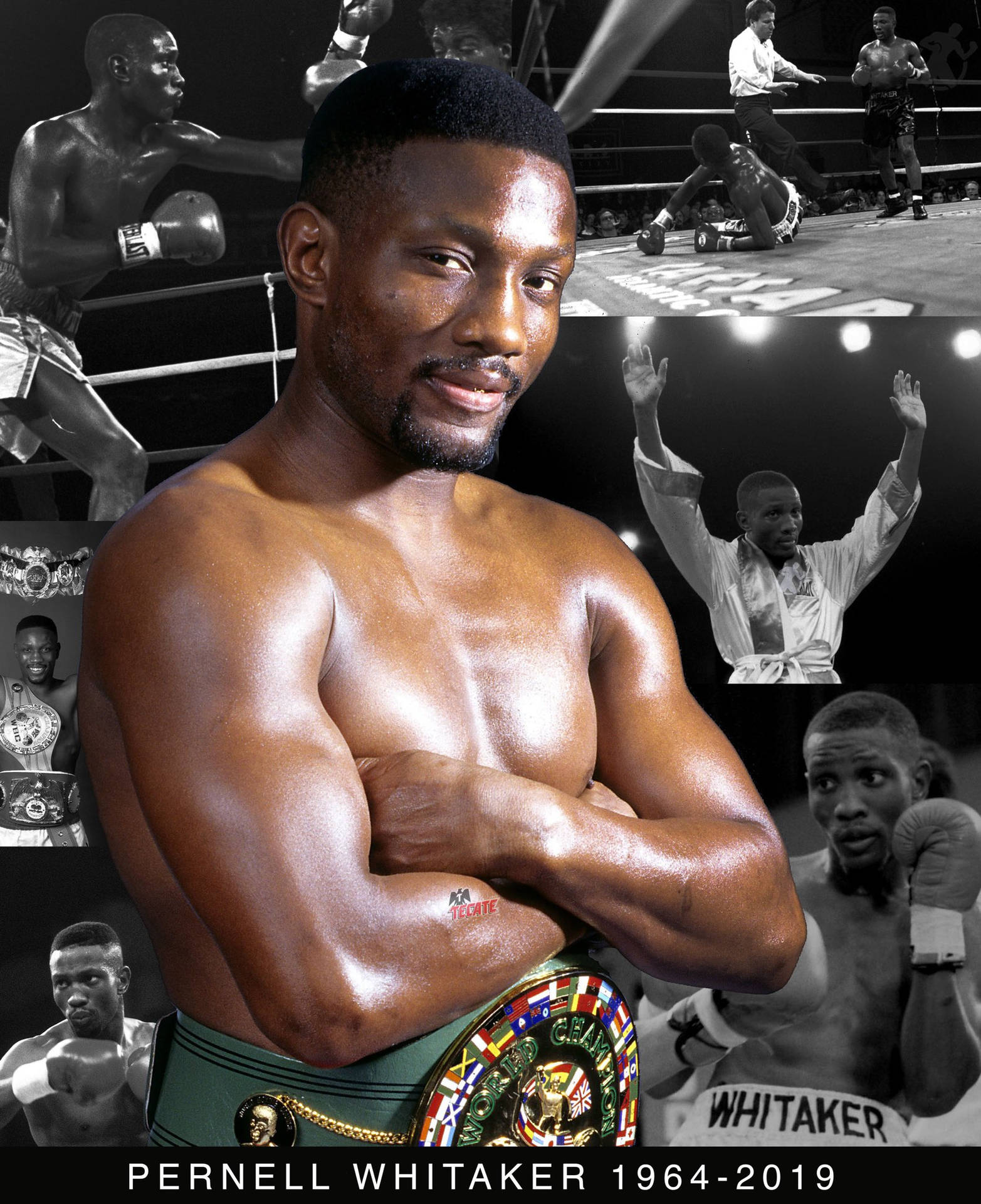 Pernell Whitaker Memorial Poster Background