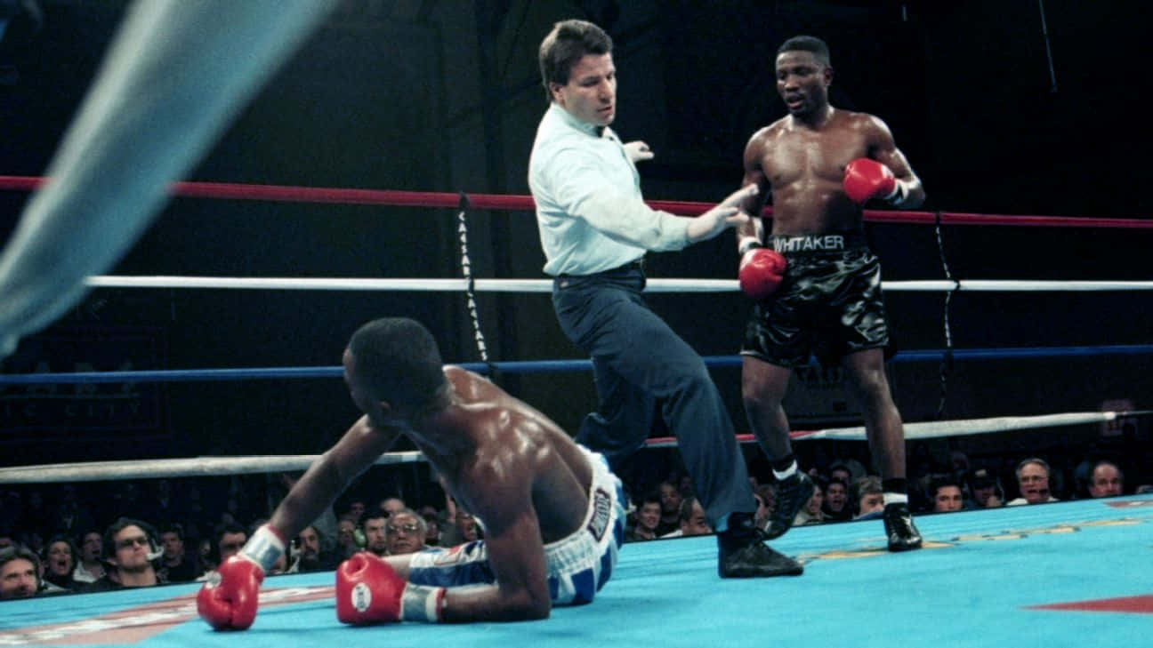 Pernell Whitaker Opponent Knock Down