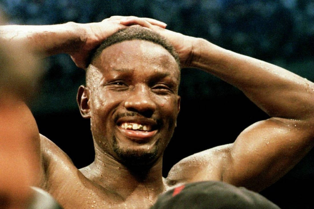 Pernell Whitaker Smiling At Interview