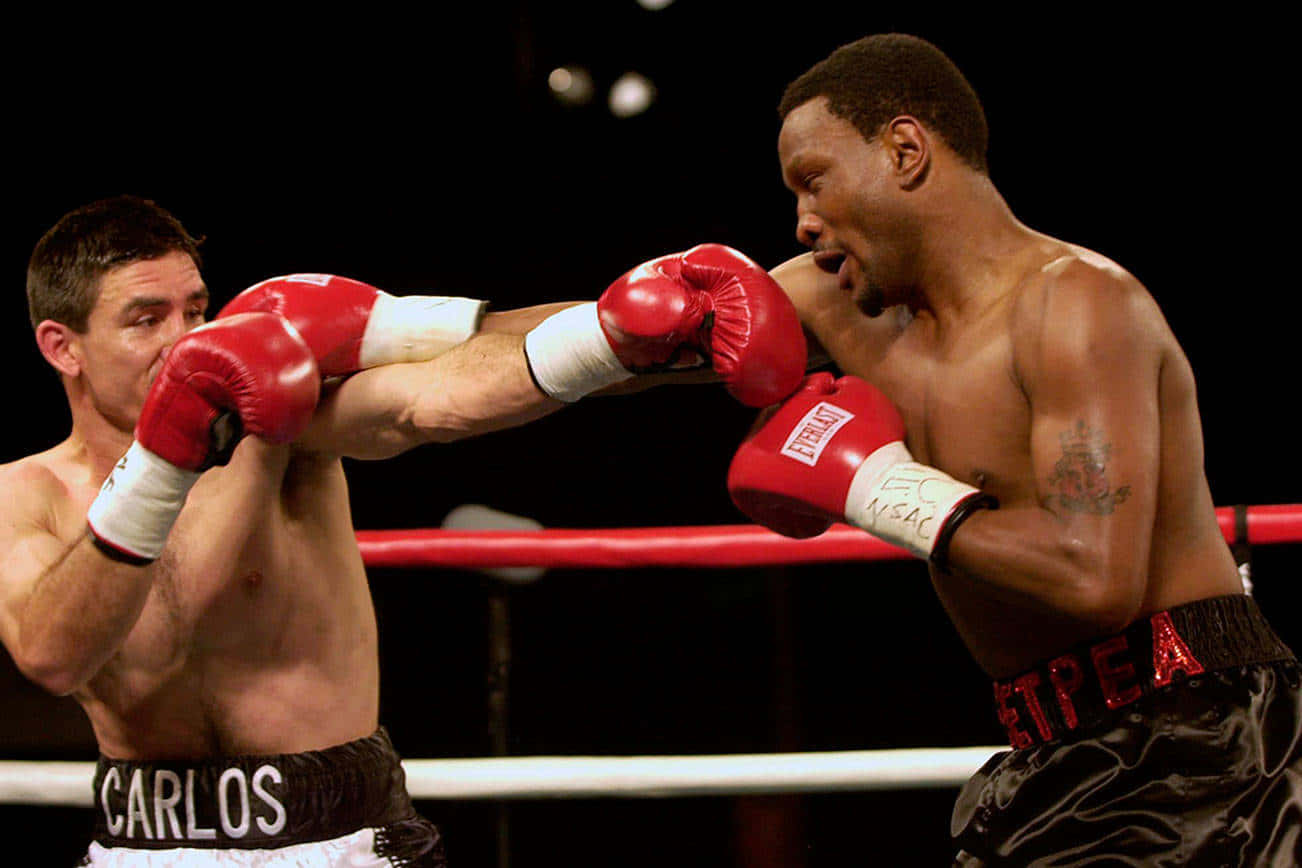 Pernell Whitaker With Carlos Bojorquez