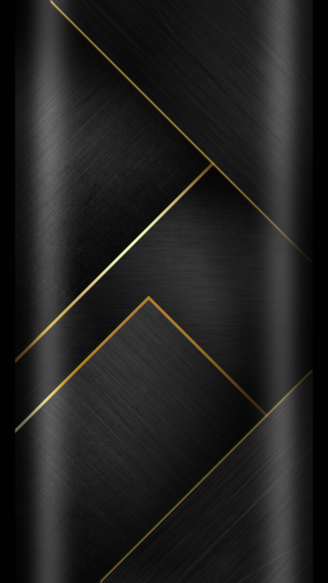 Perpendicular Black And Gold Iphone Background