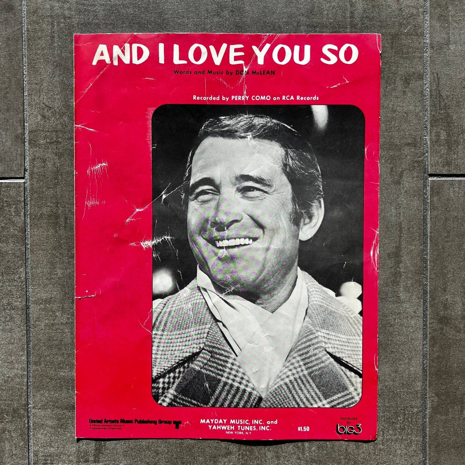 Perry Como Greatest Hit Album Background