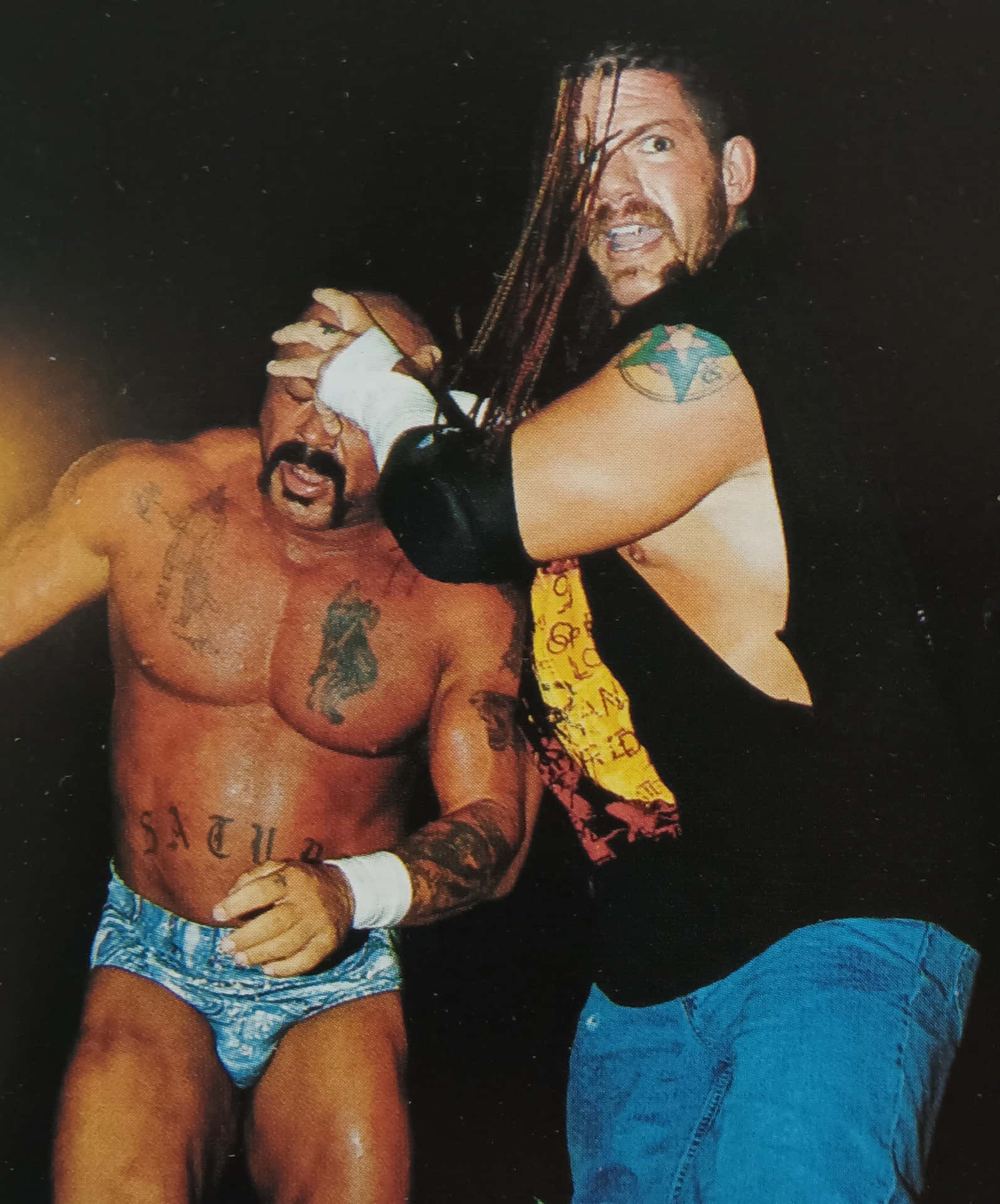 Perry_ Saturn_ Wrestling_ Action Background