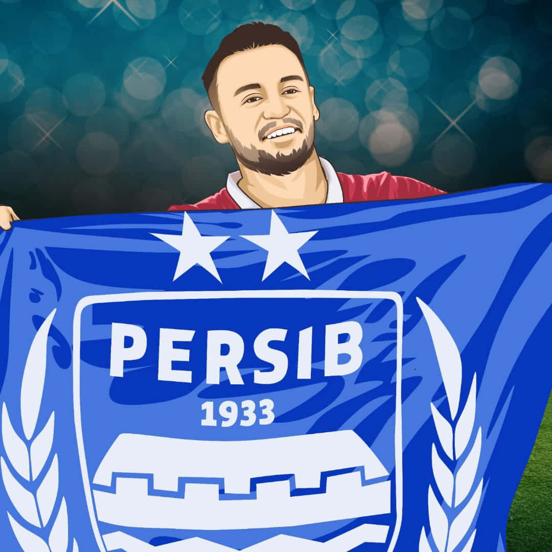 Persib Bandung Fan Art Background