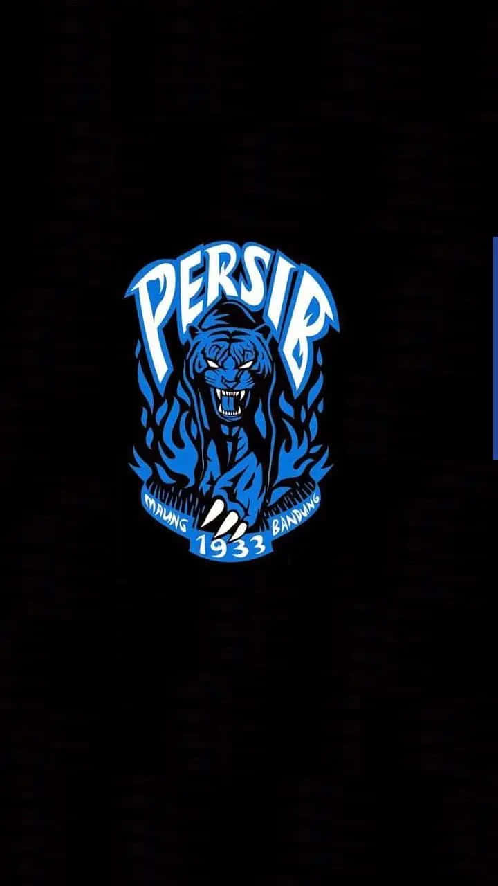 Persib Bandung Logoon Black Background Background